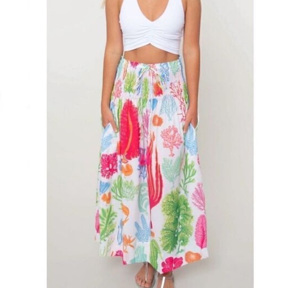 Gretchen Scott Designs NWT One Size Haight Ashbury Skirt/Dress Sea Sway Brights - Picture 4 of 10